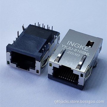 INGKE YKJU-8169NL Direct Substitute Pulse JXD1-1001NL 1 Port Through Hole 100 Base-T RJ45 with LAN transformer